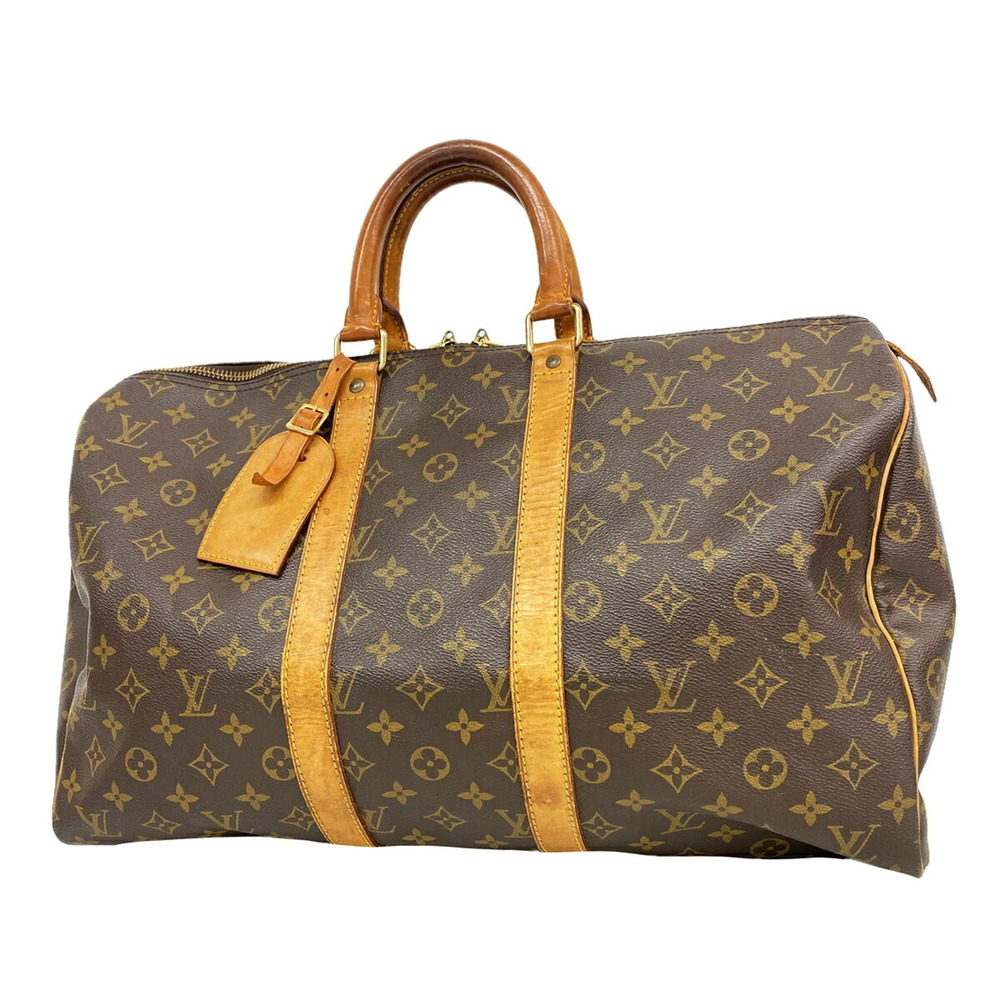 Louis Vuitton Bags - Boston Monogram Keepall 45 M41428 Brown Men's & Women's